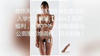 屌炸天！推特顶级身材露出狂人学生小嫩妹【linlin】私拍福利，喜欢户外人前极限露出公厕里打炮调教，相当刺激 (4)