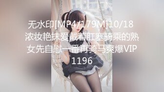 无水印[MP4/179M]10/18 浓妆艳抹爱戴着肛塞骑乘的熟女先自慰一番再骑马爽爆VIP1196