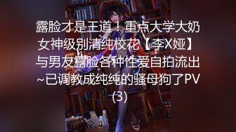 露脸才是王道！重点大学大奶女神级别清纯校花【李X娅】与男友露脸各种性爱自拍流出~已调教成纯纯的骚母狗了PV (3)