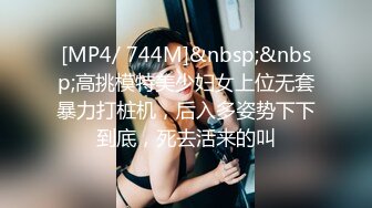 [MP4/ 744M]&nbsp;&nbsp;高挑模特美少妇女上位无套暴力打桩机，后入多姿势下下到底，死去活来的叫