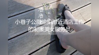 小巷子公厕偷拍附近酒店工作的制服美女服务员