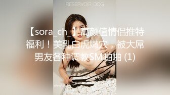 【sora_ch_】高颜值情侣推特福利！美乳白虎嫩穴，被大屌男友各种调教SM啪啪 (1)