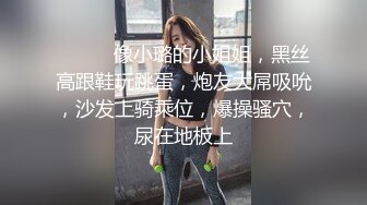 ❤️❤️像小璐的小姐姐，黑丝高跟鞋玩跳蛋，炮友大屌吸吮，沙发上骑乘位，爆操骚穴，尿在地板上