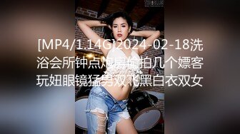 [MP4/1.14G]2024-02-18洗浴会所钟点炮房偷拍几个嫖客玩妞眼镜猛男双飞黑白衣双女