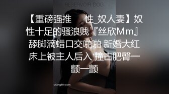 【重磅强推❤️性_奴人妻】奴性十足的骚浪贱『丝欣Mm』舔脚滴蜡口交啪啪 新婚大红床上被主人后入 撞击肥臀一颤一颤