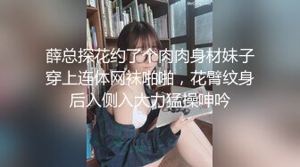 薛总探花约了个肉肉身材妹子穿上连体网袜啪啪，花臂纹身后入侧入大力猛操呻吟