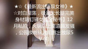 ★☆《最新流出顶级女神》★☆对白淫荡，极品大长腿完美身材阴钉骚女【金秘书】12月私拍，火锅店上桌道具发骚，公园换丝袜人前露出放尿5V (4)