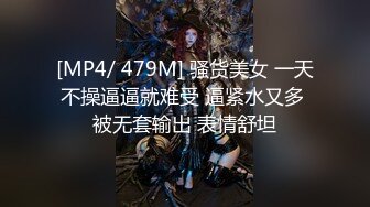 [MP4/ 479M] 骚货美女 一天不操逼逼就难受 逼紧水又多 被无套输出 表情舒坦