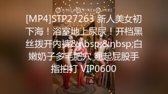 [MP4]STP27263 新人美女初下海！浴室地上尿尿！开档黑丝拨开内裤&nbsp;&nbsp;白嫩奶子多毛肥穴 翘起屁股手指拍打 VIP0600