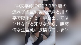 [中文字幕]DOCP-169 妻の連れ子の巨乳美人姉妹と川の字で寢ることに手を出してはいけないと知りながら、無防備な生巨乳に欲情してしまい…2